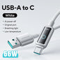 Joyroom 100W USB C Kabel Automatische Abschaltung Schnellladekabel Typ C für iPhone 16 15 Pro Max Xiaomi Samsung S-A55