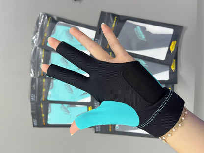 PREDATOR Billiard Gloves with Orginal Left hand Three-finger Professional Pool Cue Snooker Cue Gloves for Billiard Accessory