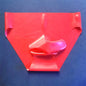 Herren Sexy Latex Unterwäsche Nahtlose Scheiden-Slips Durchsichtige Sissy-Höschen Paar Dessous Niedrige Taille Erotische Unterhosen