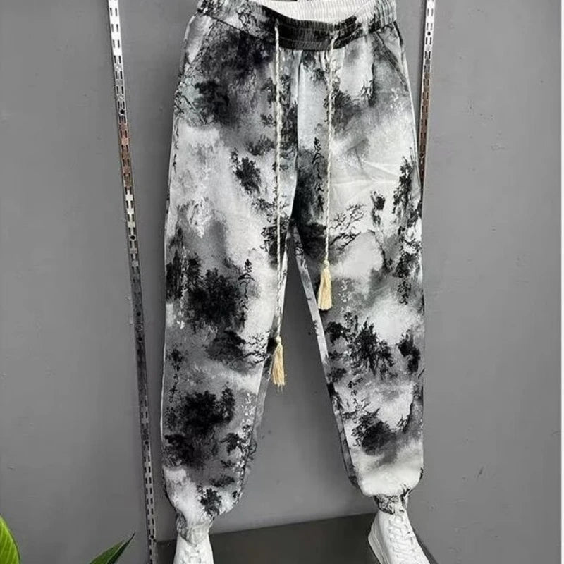 Herren Haremshosen Herren Herren Sweat-Hosen Freizeithosen Herren Herrenbekleidung Bequeme lockere Hosen