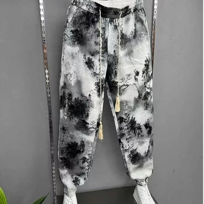 Herren Haremshosen Herren Herren Sweat-Hosen Freizeithosen Herren Herrenbekleidung Bequeme lockere Hosen