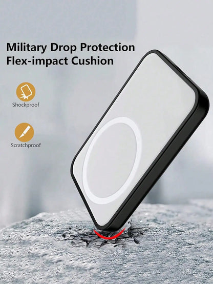 Black TPU Protective Case for Apple MagSafe Wireless Power Bank