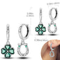 925 Sterling Silver Hoops Earrings Hypoallergenic Hoops Earrings With Zirconia Fashion High Quality Jewelry for Women Girls