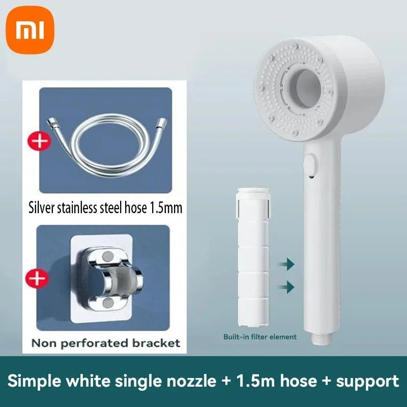 Xiaomi 5 Modes Shower Head High Pressure Showerhead Filter Rainfall Faucet Tap Bathroom Bath Home New Mijia Bathroom Accessories