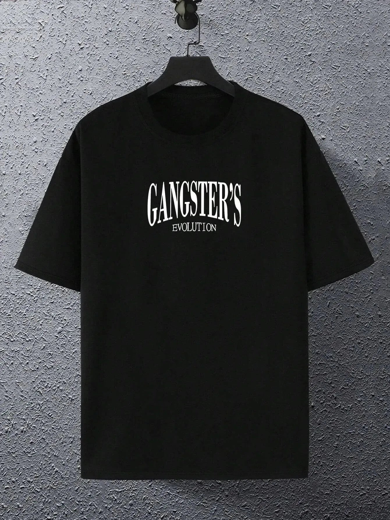 Heiß begehrtes neues Herren T-Shirt mit Porträtmuster, aus Polyester, Hip-Hop, luxuriös, atmungsaktiv, Rundhals, Outdoor, Street Casual Top