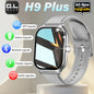 LAXASFIT Neue H9 Promax Smartwatch Zifferblatt zum Annehmen von Anrufen Kalorien-Tracking Herzfrequenz-Oximetrie-Überwachung Bluetooth Smartwatch