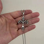 European And American Fashion Personality Retro Gothic Cross Necklace For Men And Women Street Hip-Hop Trendsetters Versatile Pe