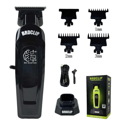 BADCLIP hair trimmer set with attachments and packaging on a white background