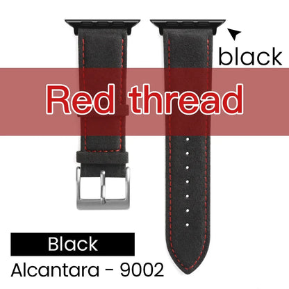 YMW Alcantara Apple Watch Band - Suede Leather Strap