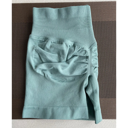 Women's Shark Bite Yoga Shorts | Gym Running Cycling Bike Leggings