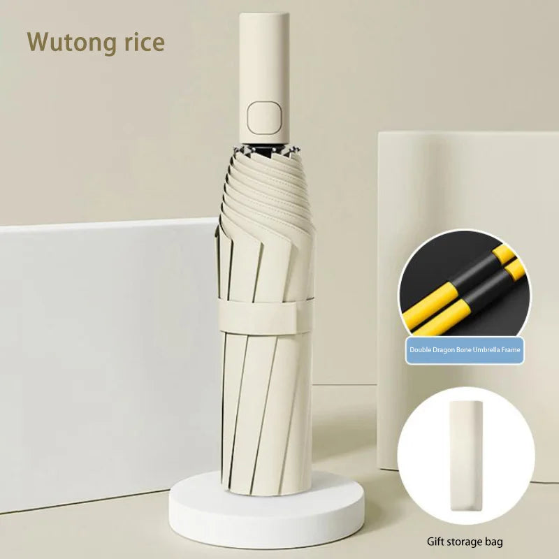 Xiaomi 56 Bones Fully Automatic Double-Rib Sun Rain Umbrella Windproof Design Suitable for the Whole Family Portable for Travel