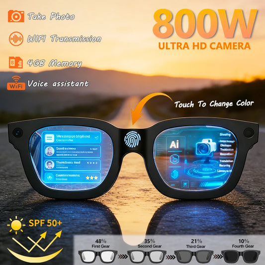Smart Glasses HD Video Bluetooth Translation