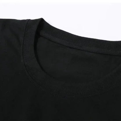 Close-up of a black sleeveless top on a white background