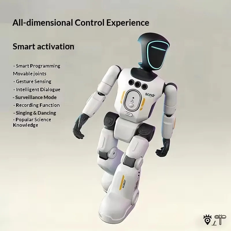 Smart Humanoid RC Robot 2.4G Gesture Sensing Recording