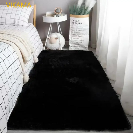 Silk Wool Luxury Non-Slip Washable Living Room Rug