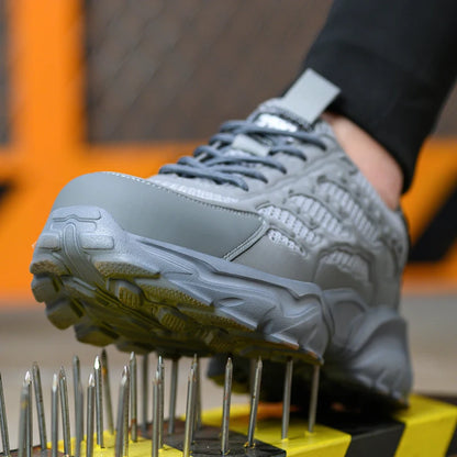 Breathable Mesh Safety Shoes Lightweight Work Sneakers