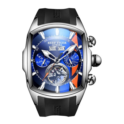 Reef Tiger 47mm Tonneau Automatic Watch – Multi-Dial