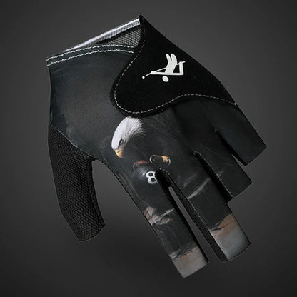 Left Hand Billiards Glove – Non-Slip Half Finger Glove