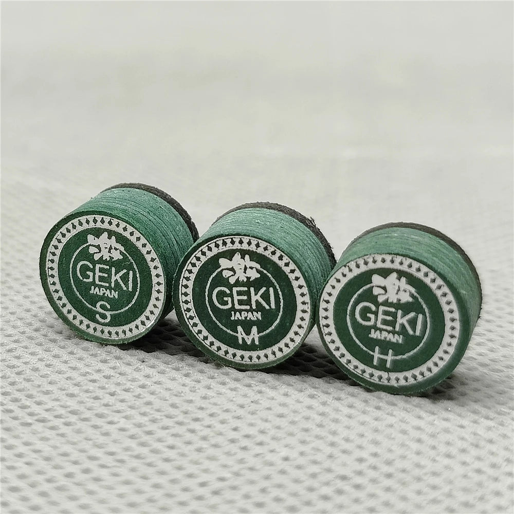 Navigator GEKI Tip Original Japan Pigskin Leather Pool & Carom 14mm Cue Tips Billiard Cue Stick Tips Pool & Billiard Accessories