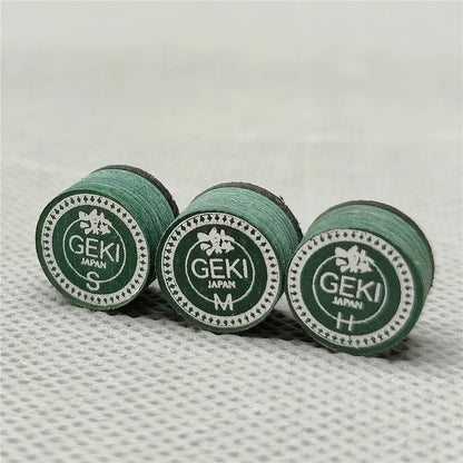 Navigator GEKI Tip Original Japan Pigskin Leather Pool & Carom 14mm Cue Tips Billiard Cue Stick Tips Pool & Billiard Accessories