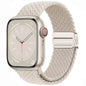 Geflochtenes Armband für Apple Watch 44mm 40mm 45mm 49mm 41mm 38mm Schnallenarmband iWatch Series SE 7 3 6 8 9 Ultra 2 Magnetisches Armband