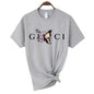 High Quality Women's T Shirt Letter Printed Daily Blouse Tops Summer Classic Style Short Sleeve Female Harajuku Y2K Tee