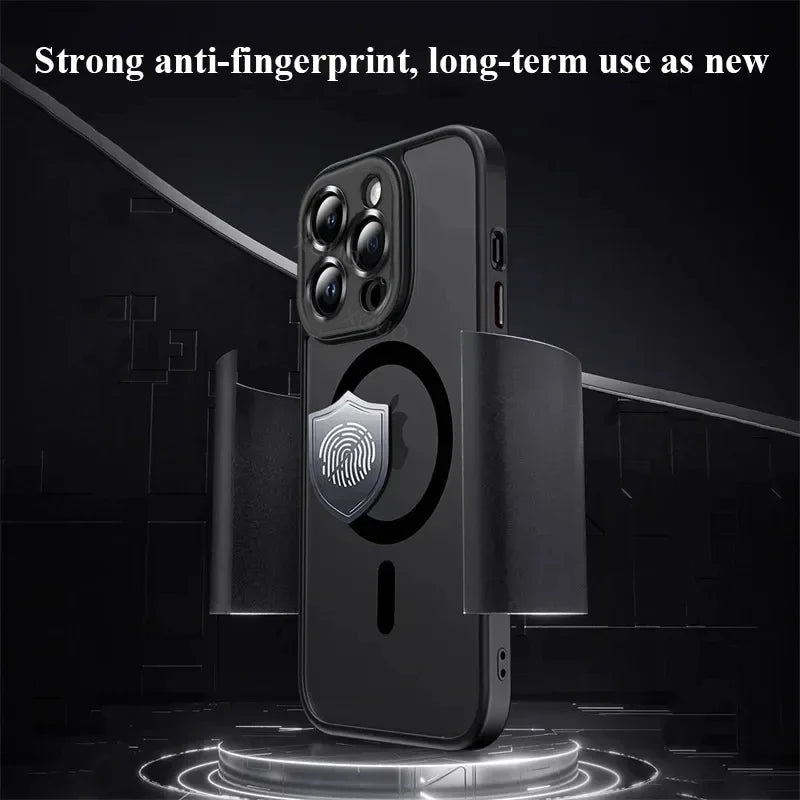 Matte Armor MagSafe Case iPhone 16 15 14 13 12 11