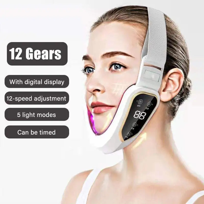 LED Facial Lifting Massager | V-Face Vibration Device