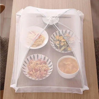 Mesh Food Cover Folding Washable - Insect Proof Dish Cover