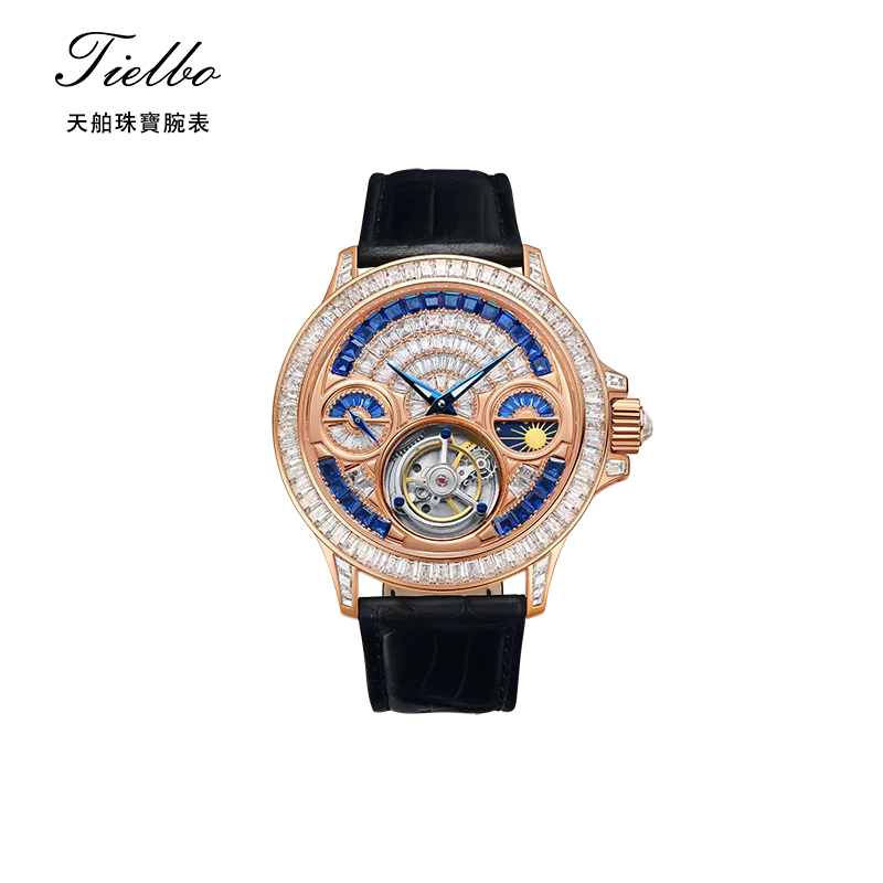 Tourbillon Fully Automatic Mechanical Watch Waterproof Watch