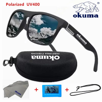 Okuma polarisierte Sonnenbrillen UV400 für Herren und Damen Outdoor-Jagd, Angeln, Autofahren, Radfahren, Sonnenbrillen, optionale Box