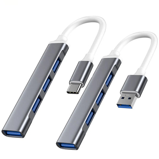 USB-C HUB 3.0 – 4 Port OTG Splitter for Mac & PC