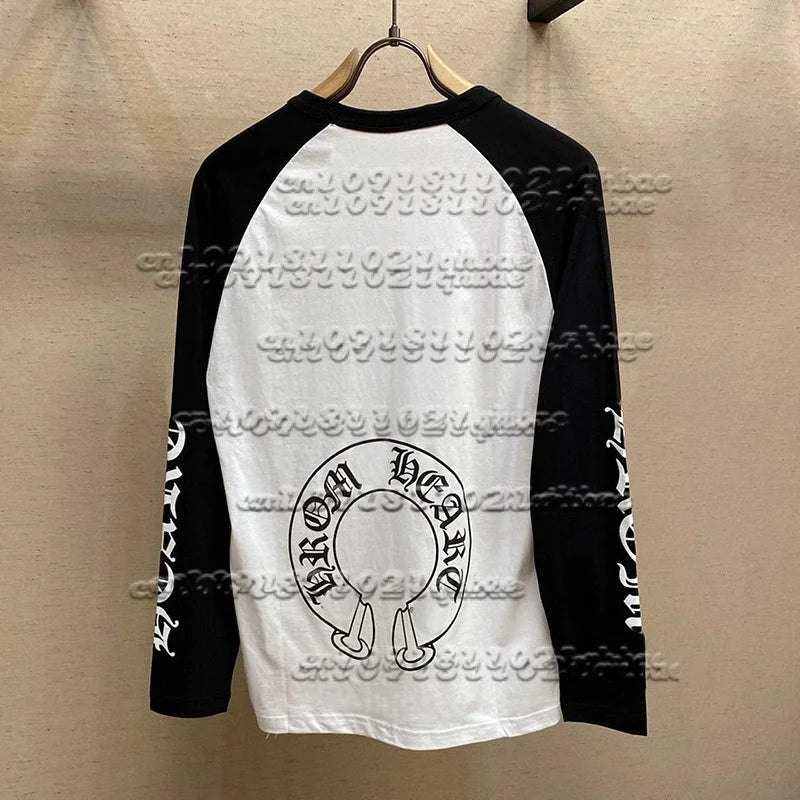 Latest Trend Street Print Quick Drying Couple Running Fitness Sports Top Long Sleeved Shirt