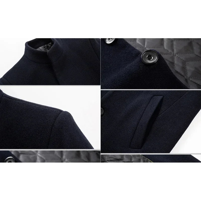 Herren Trenchcoat mit Stehkragen — TFETTERS 2025