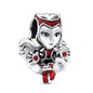Disney Mickey Minnie Ice and Snow Princess Cartoon Series Pendant DIY Large Hole Zinc Charm Jewelry