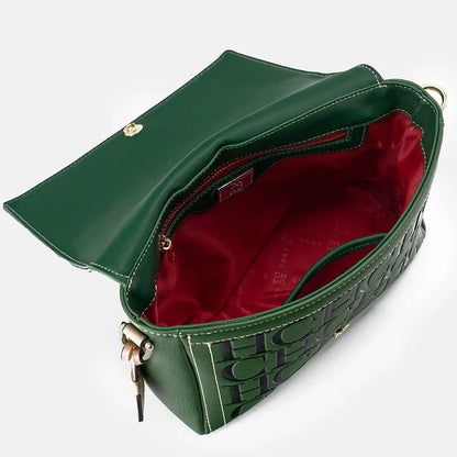 Autumn and Winter Solid Color Crossbody Bag with Letter Printing High Quality Women's Fashion Elegance 2025 Classic Women's Bag