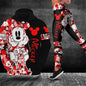 Customized Name Mickey Hoodie Women Hoodie Set Mickey Yoga Pants Sweatpants Women Disney Yoga Hoodie Leggings Fashion Sportswear