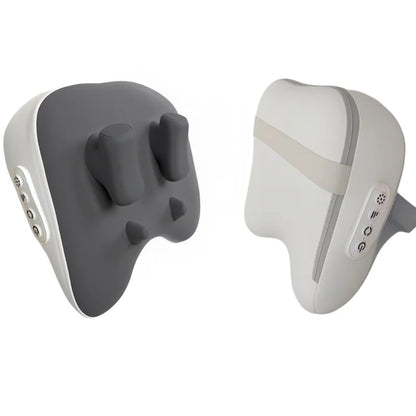 Elektrisches Trapezius-Massagekissen für Nacken und Schultern, kabelloser Auto- und Heim-Massager mit Wärme für Taille, Beine, zervikale Shiatsu-Knetmassage
