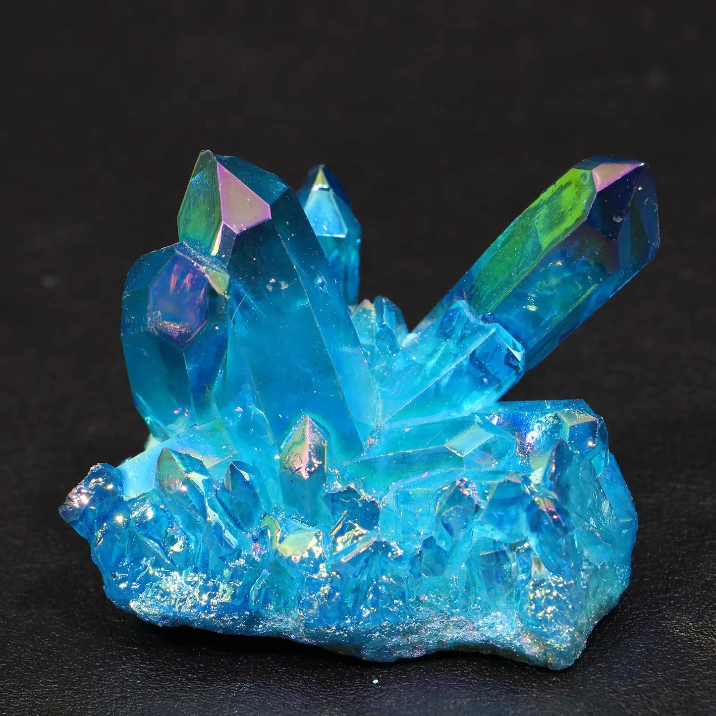 Sky Blue Quartz Titanium Crystal Cluster - Home Decor