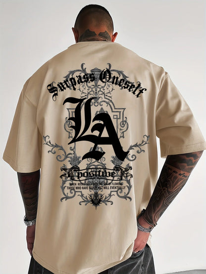 A new summer 2025 casual and fashionable 3D printed pattern breathable lightweight comfortable and soft men's T-shirt