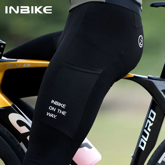 Thermische Fleece-Fahrradträgerhose 3D-gepolsterte MTB-Tights