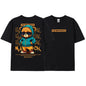 Cotton Fashion Bear Pattern Printed Men Women T Shirt Hip Hop Loose Tops Breathable Comfortable Casual Oversized Couple Clothing