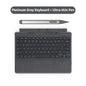 2025 New Color Microsoft Surface Pro 8/9/X/10/11 Bluetooth Magnetic Keyboard with Pen Slot,Touchpad and 7-color Backlit Keyboard