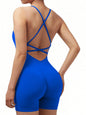 Yoga Sets Gym Jumpsuits Women Sports Overalls Active Wear Fitness Clothing Workout Clothes for Women Short Outfits