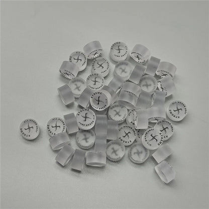 Xtreme Clear & Black BulletProof Break Jump Tips 14mm USA Break Jump Cue tips Super Hard Break & Jump tips Billiard Accessories