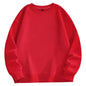Trendiges vielseitiges Sweatshirt Herren einfarbig Herbst und Winter heiß begehrt schlicht und bequem Unisex Rundhals-Sweatshirt