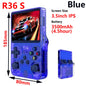 R36S Handheld Game Players 20000+ Games Portable Game Console 64/128GB Retro Games Emulators 3.5in IPS Screen Support Wholesale