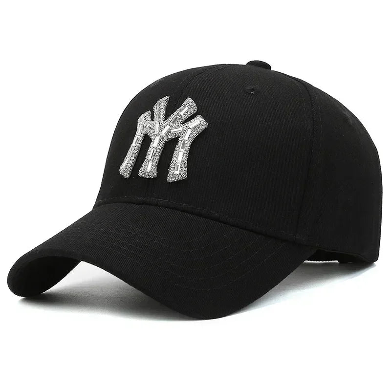 Rhinestone Baseball Cap | Women's Casual Sunshade Hat
