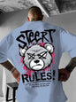 Men's Angry Bear Print T-Shirt | Breathable Street Top