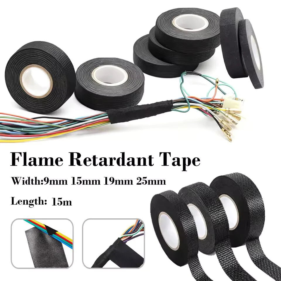 Heat-Resistant Flame Retardant Car Wiring Tape 15M
